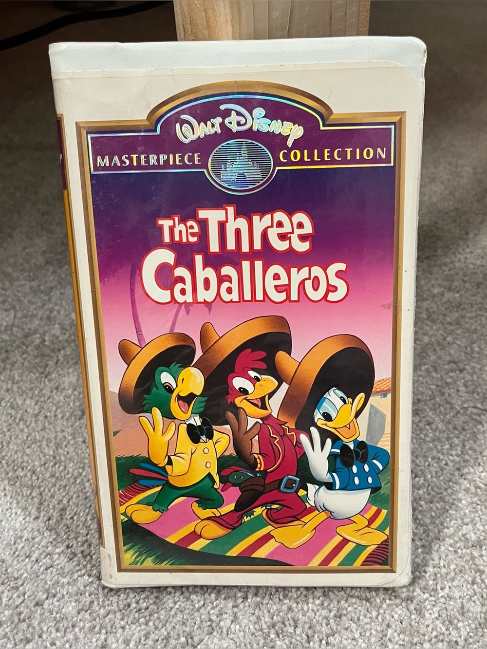 The Three Caballeros Walt Disney Masterpiece Collection VHS Tested